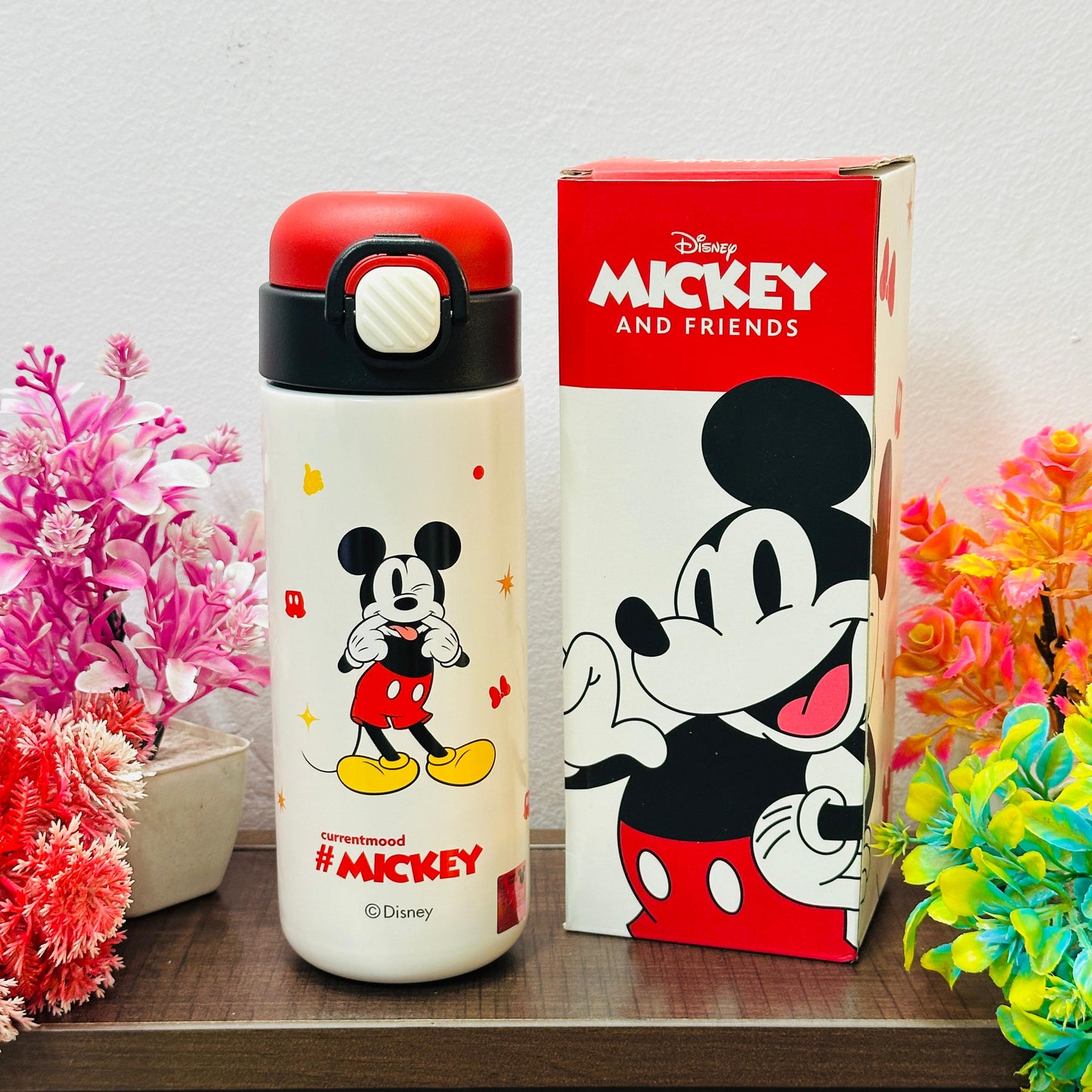 Disney Insulated Stainless Steel Sipper Bottle – 100% Original & Magical Hydration!