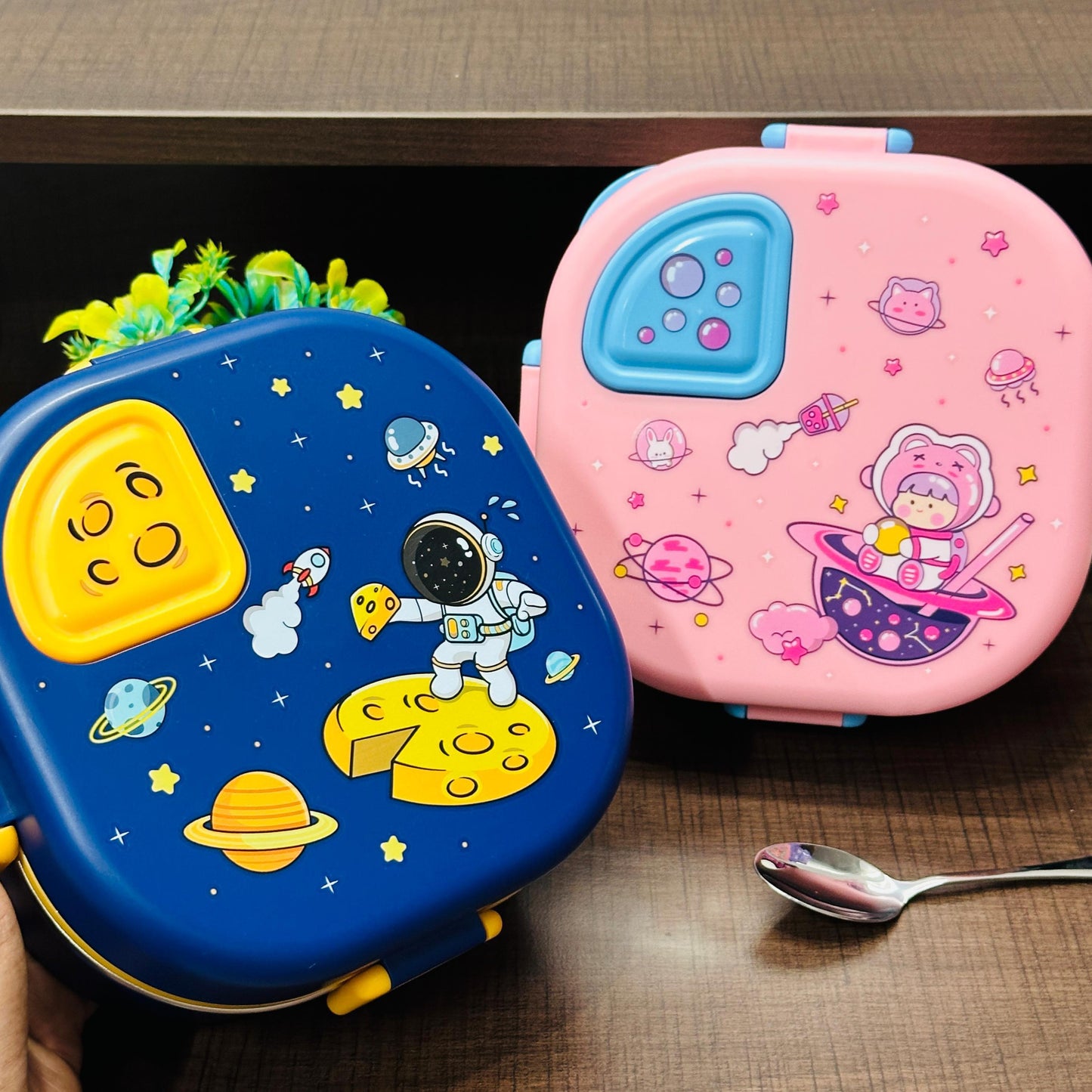 Cute Insulated Stainless Steel Kids Lunch Box – Fresh, Fun & Functional!