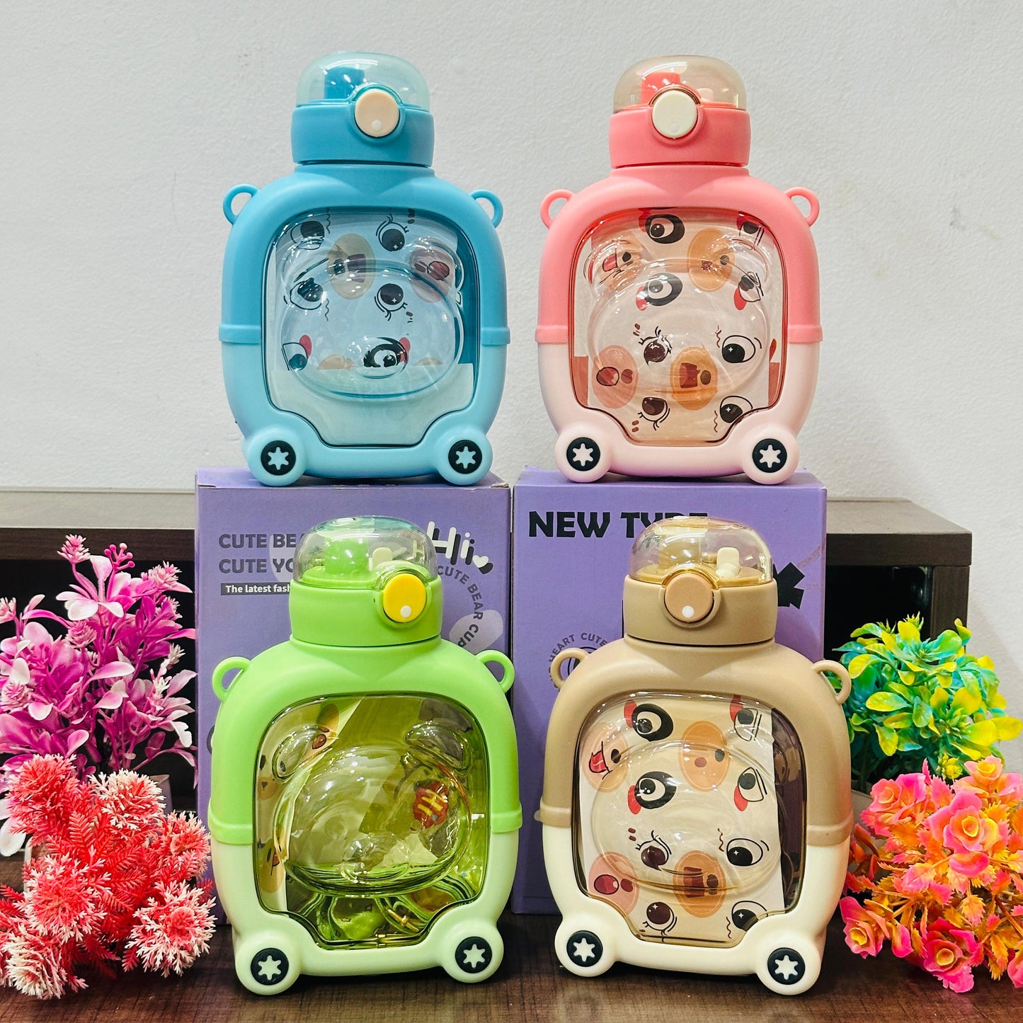 Teddy Bear Edition – Cute & Functional Water Bottle