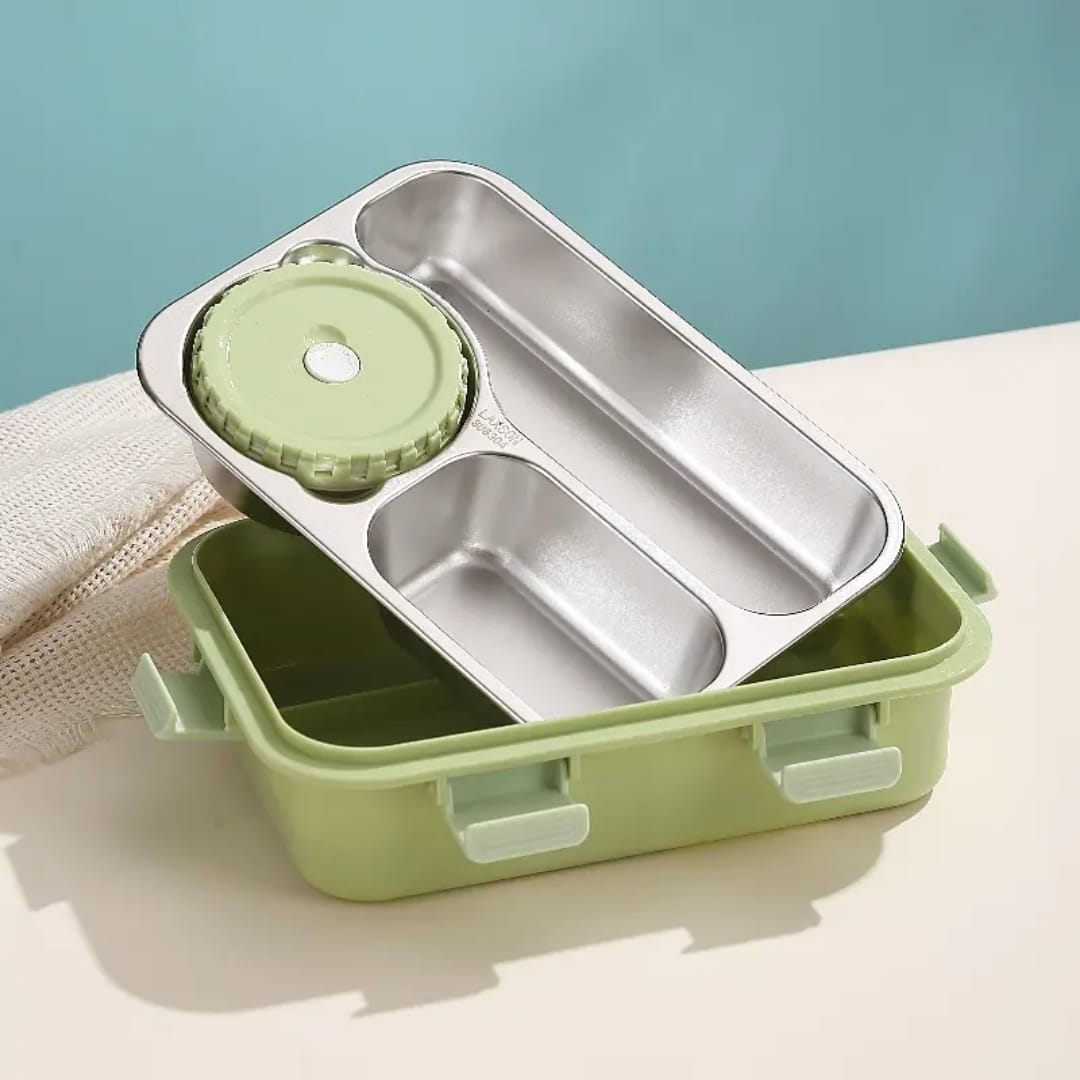 SmartMeal 3-Compartment Stainless Steel Bento Box
