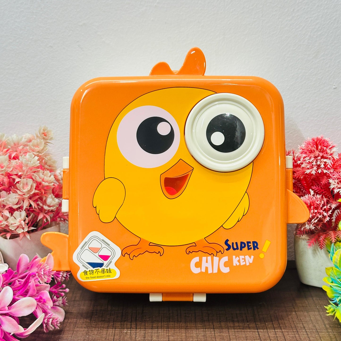 Kids Double Decker Bento Lunchbox – Stainless Steel | Leak-Proof | Cartoon Designs