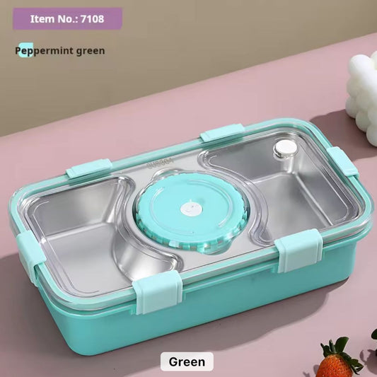 Bento Buddy 3-Compartment Stainless Steel Lunch Box