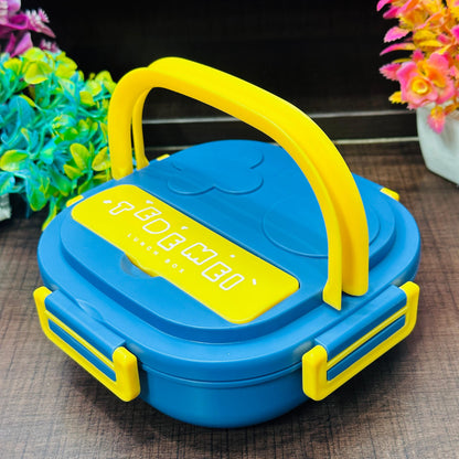 Tedeme 2-Grid Stainless Steel Lunch Box – Safe, Cute & Toddler-Friendly!