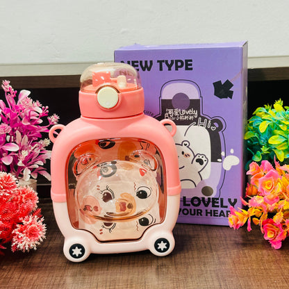 Teddy Bear Edition – Cute & Functional Water Bottle